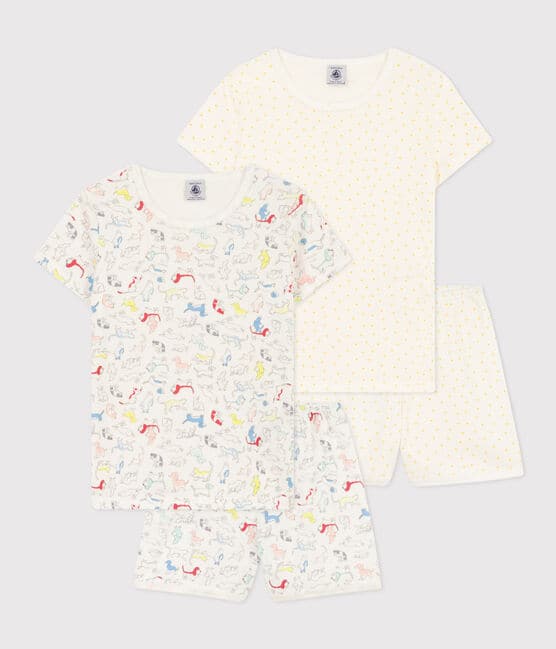 Girls' Animal Themed Short Cotton Pyjamas - 2-Pack variante 1
