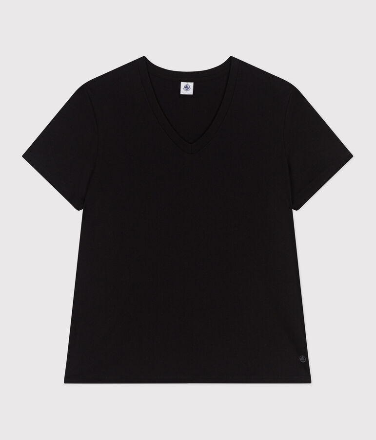 Women's The Straight cotton T-Shirt black