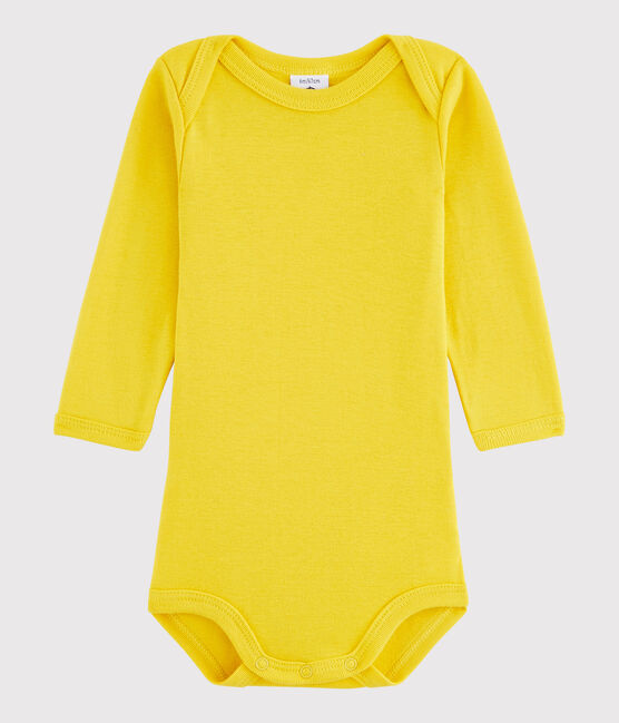 Unisex Babies' Long-Sleeved Bodysuit HONEY yellow