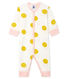 Baby Girls' Footless Ribbed Sleepsuit