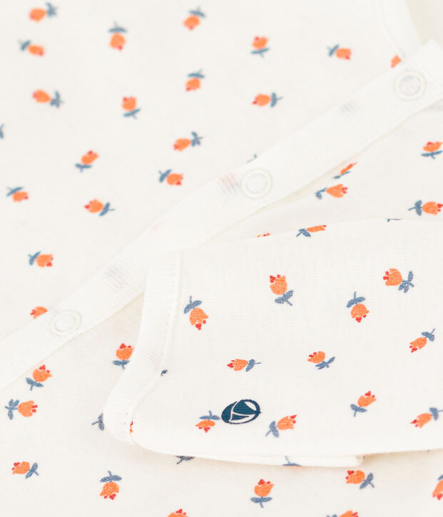 Cotton Jumpsuit/Sleeping Bag white/multicolor