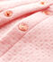 Baby girl's tubular knit cardigan MINOIS pink