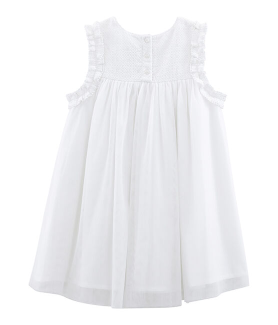 Robe de cérémonie enfant fille ECUME white/OR yellow