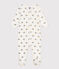Babies' Floral Fleece Pyjamas MARSHMALLOW white/MULTICO white
