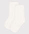Babies' Plain Cotton Jersey Socks - 2-Pack variante 2