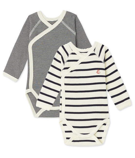 Lot de 2 bodies naissance mixte à rayures SPECIAL LOT 00