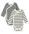 Lot de 2 bodies naissance mixte à rayures SPECIAL LOT 00