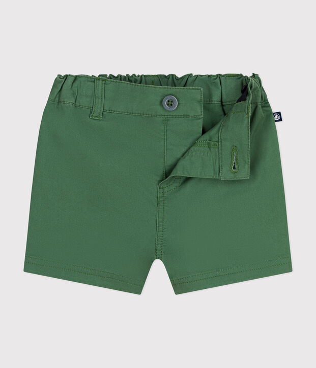 Babies' serge shorts green