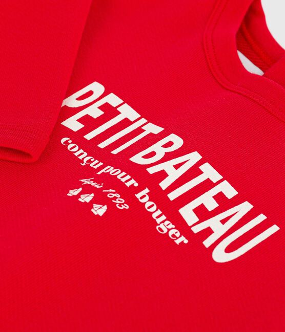 Babies' patterned cotton sweatshirt POMPIER