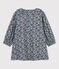 Girls' Long-Sleeved Floral Cotton Gauze Dress ROVER /MULTICO