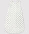 Babies' Rib Knit Sleeping Bag MARSHMALLOW white/GRIS grey/MULTICO