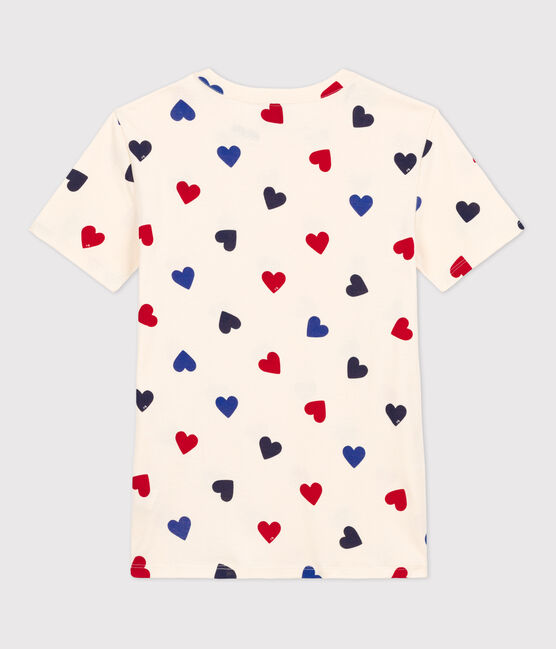 Women's Iconic Cotton Round Neck T-Shirt AVALANCHE white/MULTICO