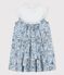 Girls' Printed Poplin Dress MARSHMALLOW white/MULTICO white