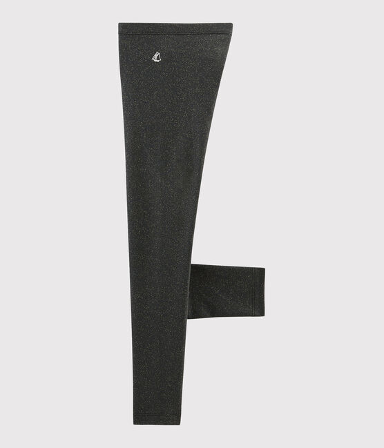 Girls' Jersey Leggings CAPECOD grey/OR yellow