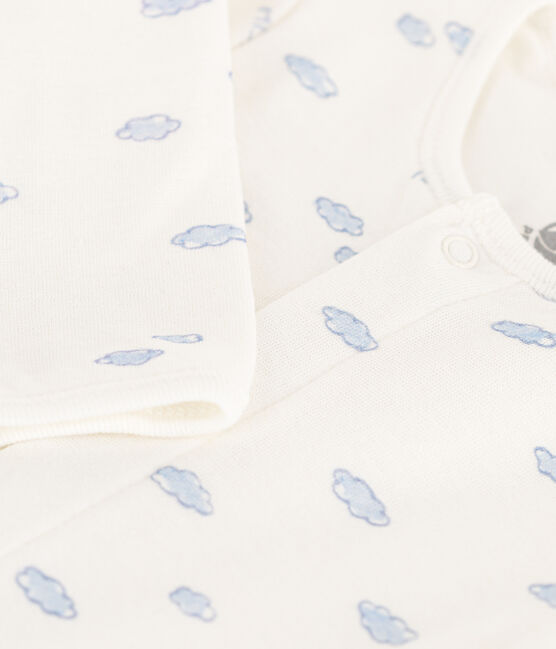 Tube Knit Cloud Patterned Bodyjama MARSHMALLOW white/MULTICO white