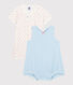 Cotton Playsuits - 2-Pack