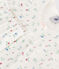 Children's short fruit pattern cotton pyjamas MARSHMALLOW white/MULTICO white