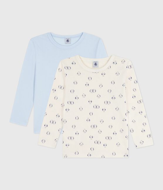 Children's long-sleeved printed cotton T-shirts - 2-Pack variante 1