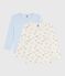 Children's long-sleeved printed cotton T-shirts - 2-Pack variante 1