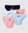 Girls' Paris-Themed Cotton Briefs - 5-Pack variante 1