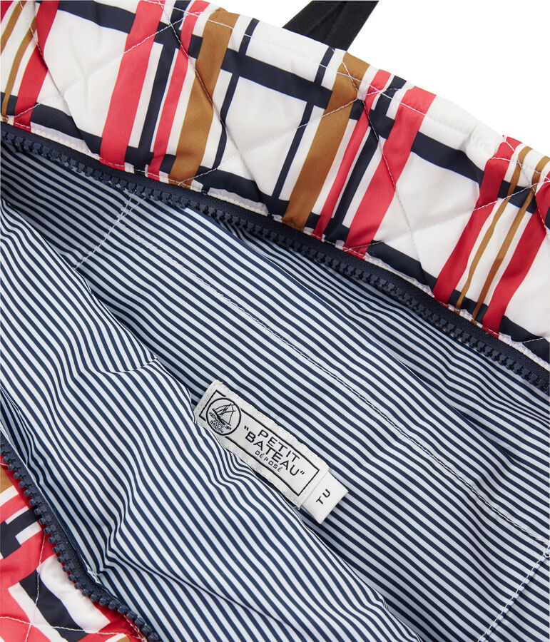 Quilted Tote Bag MARSHMALLOW white/MULTICO white