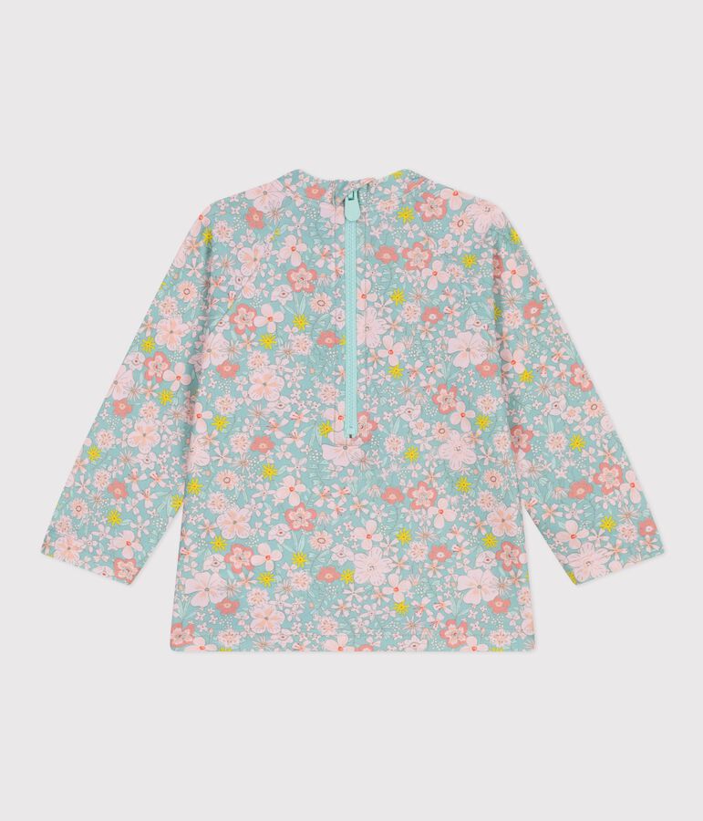 Babies' flower print UV protection T-shirt SPRAY /MULTICO