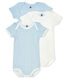 Unisex Baby's Short-Sleeved Bodysuit - 3-Piece Set