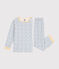 Children's velour dramas with a rocket print MARSHMALLOW white/MULTICO white