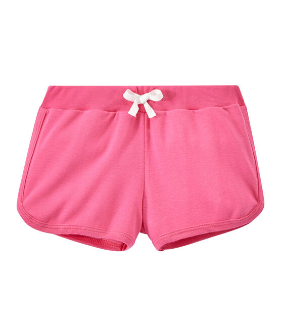 Girl's plain shorts PETUNIA pink