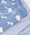 Pack of children's whale-print cotton boxers with covered waistbands multicolor