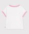 Children's short-sleeved plain T-shirt white