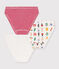 Children's cotton Christmas knickers - 3-pack variante 1