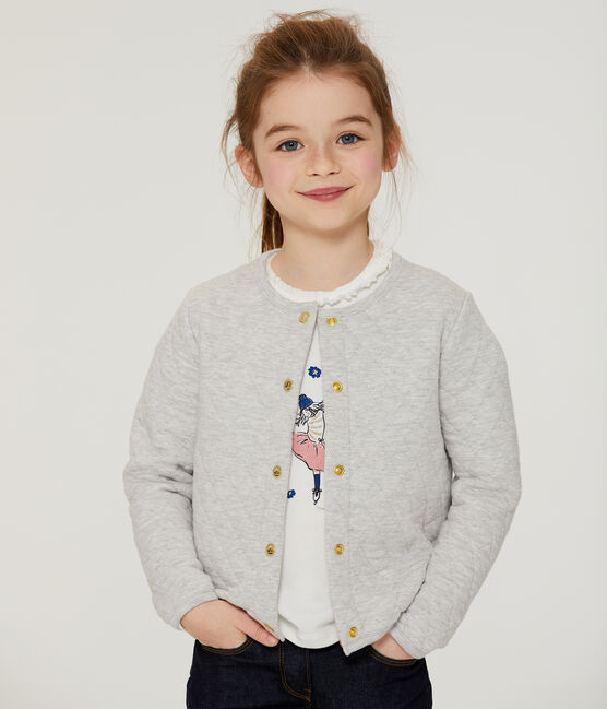 Girls' Cardigan BELUGA CHINE grey
