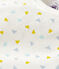 Babies' Confetti Pattern Cotton Sleepsuit without Poppers MARSHMALLOW white/MULTICO white
