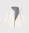 Women's short raincoat MILK Ecru