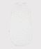 Babies' 0.5 TOG floral cotton sleeping bag MARSHMALLOW white/MULTICO white