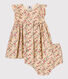 Babies' Sleeveless Poplin Dress With Bloomers