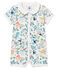 Baby Girls' cotton shortie MARSHMALLOW white/MULTICO white