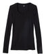 Women's long-sleeved lightweight cotton t-shirt