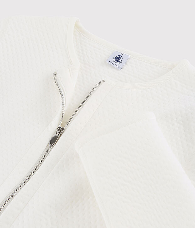 Women's cardigan jacket white