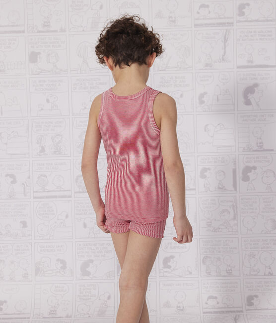 Boys' Petit Bateau X Snoopy Cotton Vests - 3-Pack variante 1