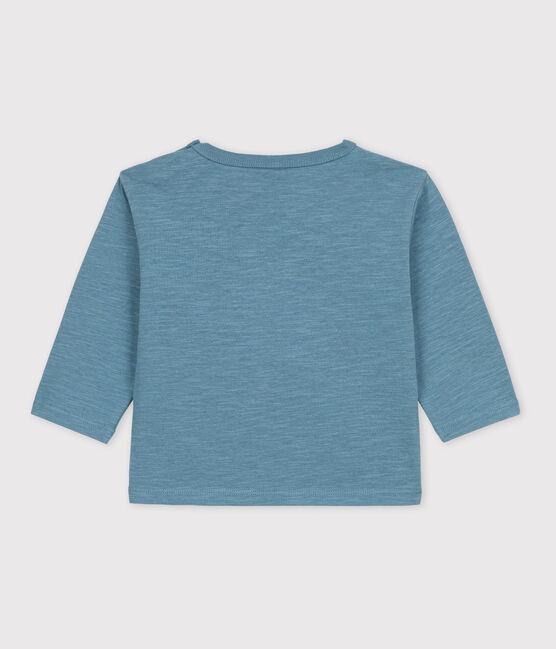 Babies' Long-Sleeved Cotton T-shirt ROVER blue