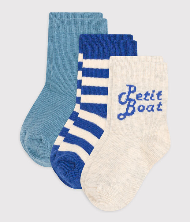 Babies' Petit Boat Socks - 3-Pack multicolor