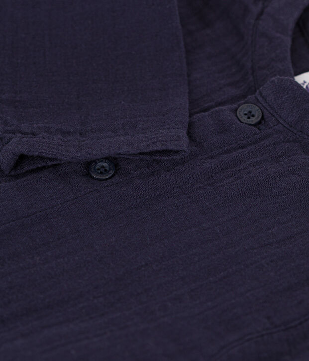 Babies' Cotton Gauze Shirt SMOKING