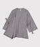 Women's Striped Kimono SMOKING blue/MARSHMALLOW white