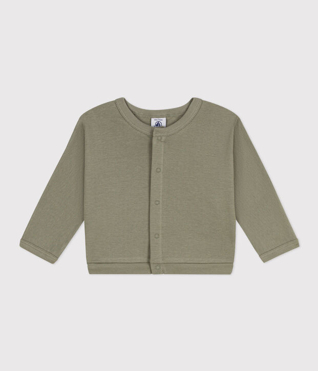 Babies' Cotton Cardigan green