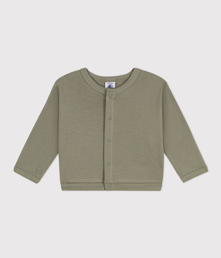 Babies' Cotton Cardigan green