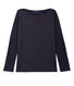 Women's long-sleeved lacquered linen tee