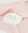 COTTON PINSTRIPED COMFORTER SALINE /MARSHMALLOW