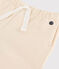 Babies' Fleece Trousers AVALANCHE Ecru